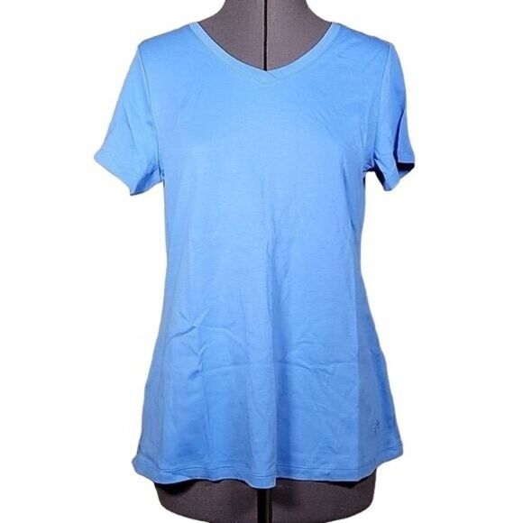 NWOT Isaac Mizrahi Essential V-neck T-shirt Sz XS - Picture 1 of 9